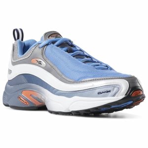 Reebok Daytona DMX Turnschuhe Damen - Blau/Orange/Grau - DE 238-OGA